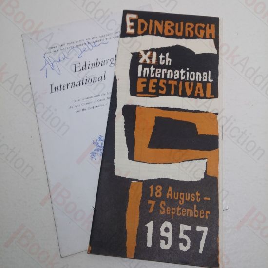 Picture of The Deller Consort, Edinburgh International Festival, 1957 (Signed by Alfred Deller); Edinburgh XIth International Festival, 18 August - 7 September 1957