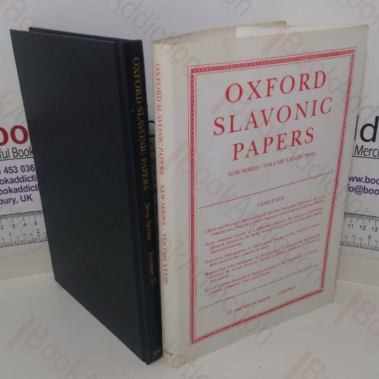 Picture of Oxford Slavonic Papers (New Series, Volume XXXIII)