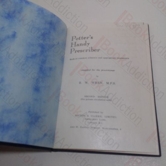 Picture of Potter's Handy Prescriber: Book of Common Ailments and Appropriate Treatments