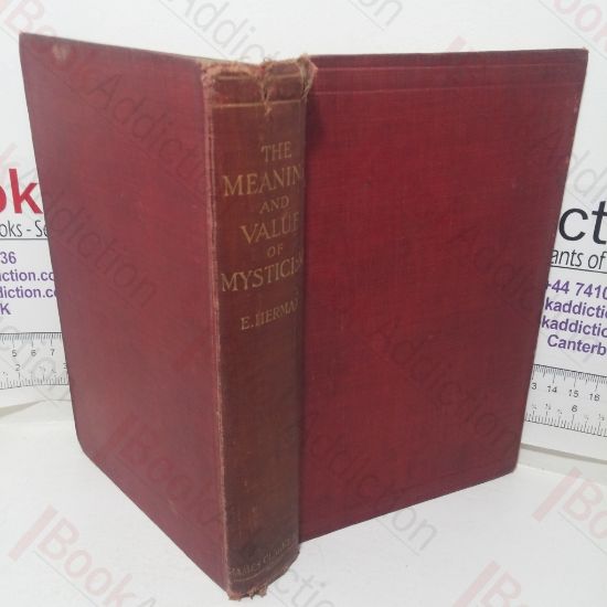 Picture of The Meaning and Value of Mysticism