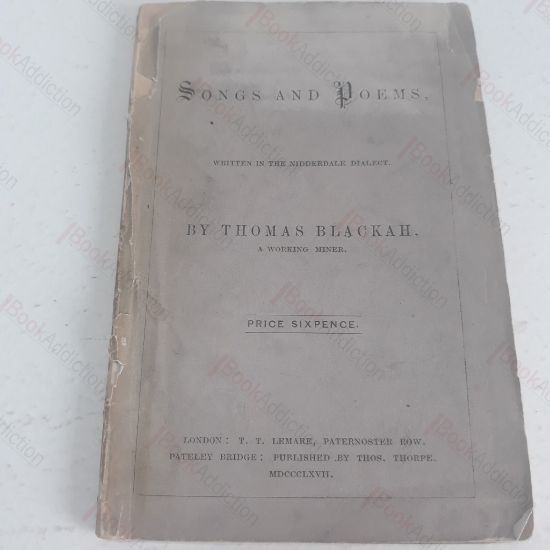 Picture of Songs and Poems, Written in the Nidderdale Dialect