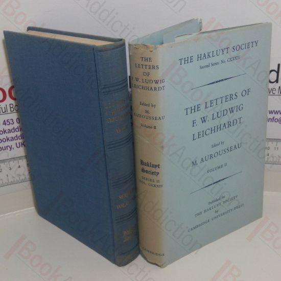 Picture of The Letters of F W Ludwig Leichhardt: Volume II (The Lakluyt Society, Second Series: No. CXXXIV)