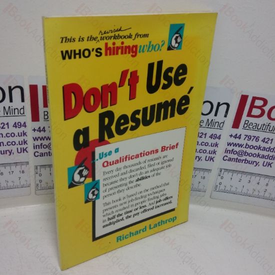 Picture of Don't Use a Resume: Use a Qualifications Brief