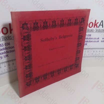 Picture of English Ceramics (Auction Catalogue, Sotheby's, London, UK, 12 June 1980)
