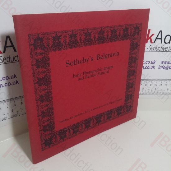 Picture of Early Photographic Images and Related Material (Auction Catalogue, Sotheby's, London, 4 December 1973)