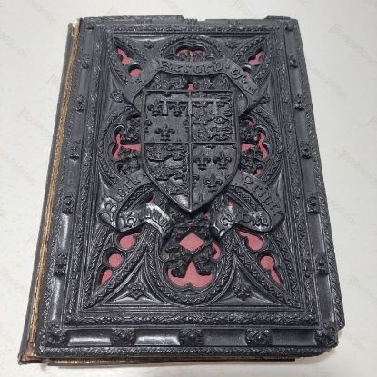 Picture of A Record of the Black Prince : Being a Selection of such Passages in his Life as have been Most Quaintly and Strikingly Narrated by Chroniclers of the Period, Embellished with Highly Wrought Miniatures and Borderings Selected from Various Illuminated MSS, referring to Events in English History