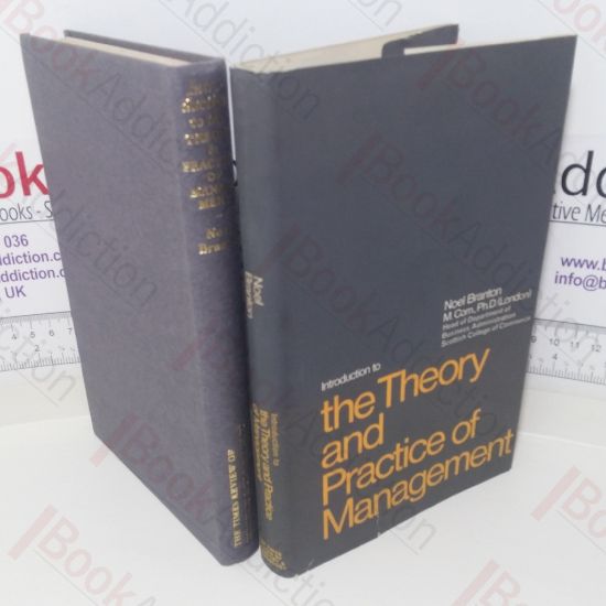 Picture of Introduction to the Theory and Practice of Management