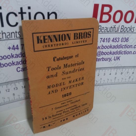 Picture of Kenyon Bros (Hertford) Limited : Catalogue of Tools, Materials and Sundries for the Model Maker and Inventor