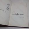 Picture of To Find a Man