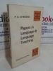 Picture of Papers in Language and Language Teaching (Language and Language Learning series)