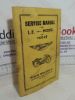 Picture of Velocette: Service Manual for L E (Mark III) Model and Vogue