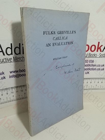 Picture of Fulke Greville's Caelica: An Evaluation (Signed)