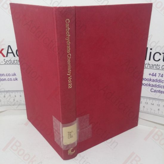 Picture of Carbohydrate Chemistry: Monosaccharides, Disaccharides, & Specific Oligosaccharides (Specialist Periodical Reports, Volume 22)