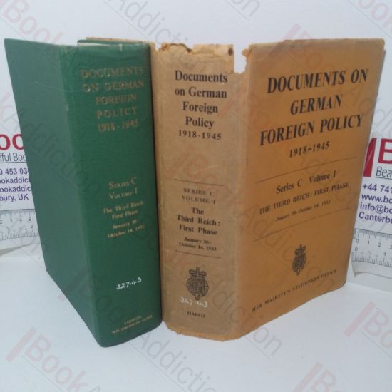 Picture of Documents on German Foreign Policy, 1918-1945 (Series C, Volume 1; The Third Reich: First Phase, January 1 - October 14 1933)