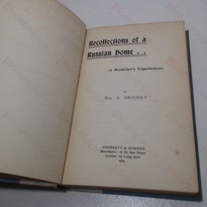 Picture of Recollections of a Russian Home (A Musician's Experiece)