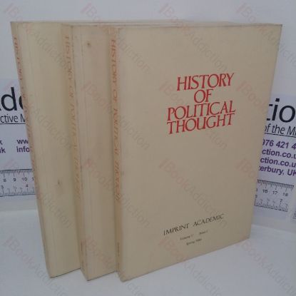 Picture of History of Political Thought, Volume II (1981), Issues 1-3