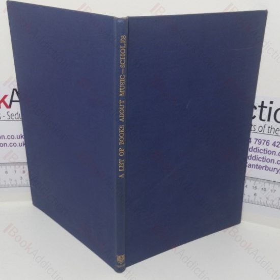 Picture of A List of Books about Music in the English Language, Prepared as an Appendix to the Oxford Companion to Music