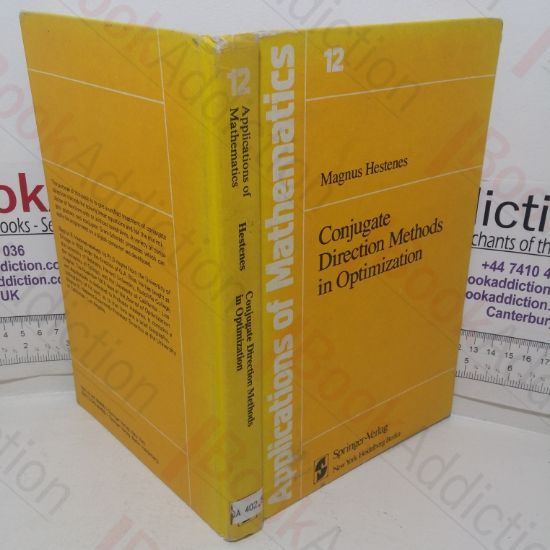 Picture of Conjugate Direction Methods in Optimization (Stochastic Modelling and Applied Probability, No. 12)