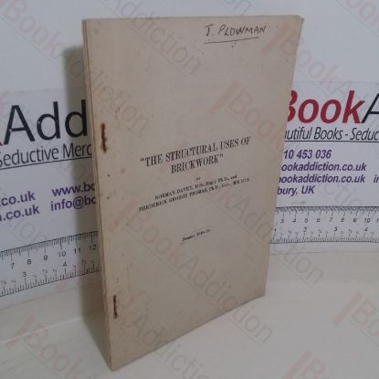 Picture of The Structural Uses of Brickwork (Structural and Building Paper, No. 24)