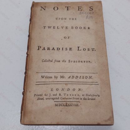 Picture of Notes Upon the Twelve Books of Paradise Lost, Collected from The Spectator