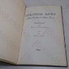 Picture of Colonial Bath: North Carolina's Oldest Townn (double Signed)