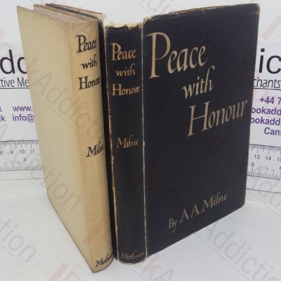 Picture of Peace With Honour: An Enquiry into the War Convention