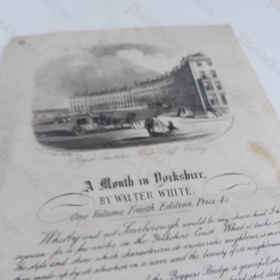 Picture of A Month in Yorkshire (Publisher's Promotional Flyer)