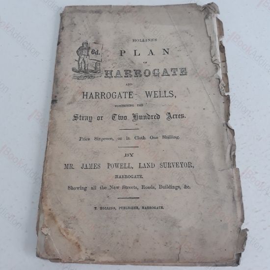 Picture of Hollins's Map of the Country Ten Miles Round Harrogate, Shewing Various Railways and Turnpike Roads,  One Inch to One Mile