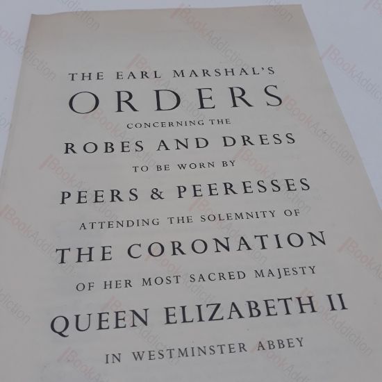 Picture of Earl Marshal's Orders Concerning Robes and Dresses to be Worn by Peers and Peeresses Attending the Solemnity of the Coronation of Her Most Sacred Majesty Queen Elizabeth II in Westminster Abbey