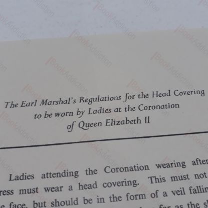 Picture of The Earl Marshal's Regulations for the Head Covering to be Worn by Ladies at the Coronation of Queen Elizabeth II