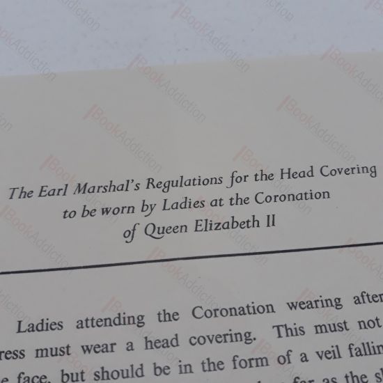 Picture of The Earl Marshal's Regulations for the Head Covering to be Worn by Ladies at the Coronation of Queen Elizabeth II