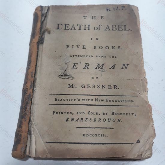 Picture of The Death of Abel, In Five Books, Attempted from the German of Mr Gessner