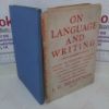 Picture of On Language and Writing