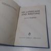 Picture of On Language and Writing