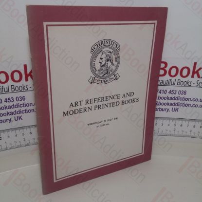 Picture of Art Reference and Modern Printed Books (Auction catalogue, Phillips, London, 22 July 1981)