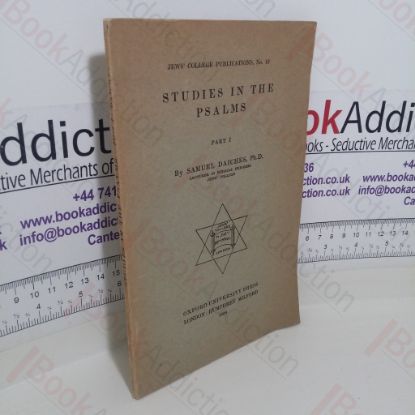 Picture of Studies in the Psalms: Part 1 (Jews' College Publications, No.12) (Signed)