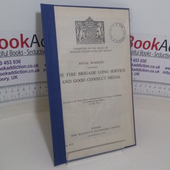 Picture of Royal Warrant Instituting the Fire Brigade Long Service and Good Conduct Medal (Cmnd 1972)