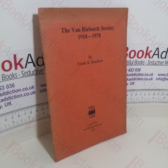 Picture of The Van Riebeeck Society, 1918-1978