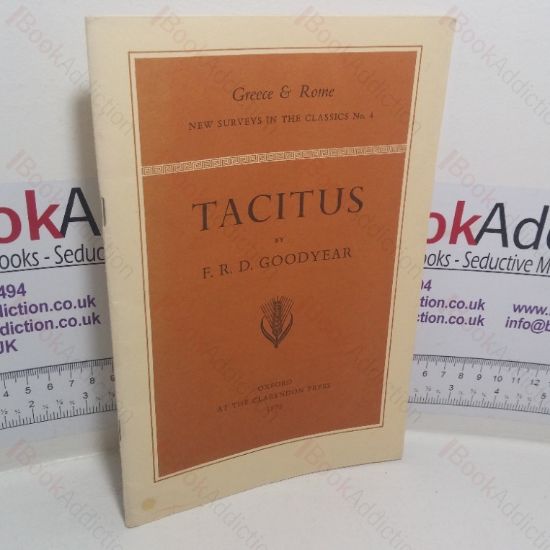 Picture of Tacitus (Greece & Rome: New Surveys in the Classics, No. 4)
