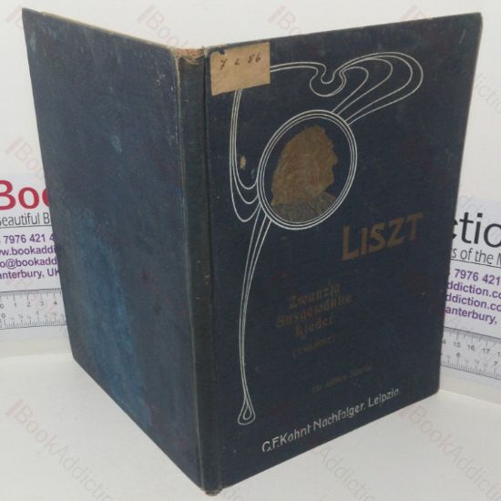 Picture of Franz Liszt: 20 Ausgewahlte Leider [20 Selected Songs]