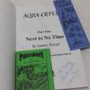 Picture of Aqua Crystal, Parts 1-4 (Next to No Time; Deeper than Yesterday; Forever Crystal; StoneSpell) (Signed and Inscribed) With Four Passports and Four Bookmarks