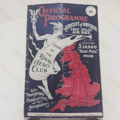 Picture of Offiicial Programme for the Circuit of Britain 1010 Miles Air Race for the Second £10,000 Daily Mail Prize