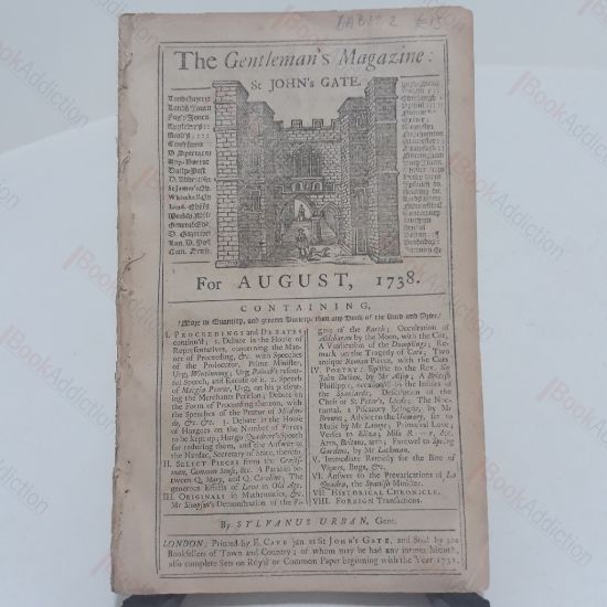 Picture of The Gentleman's Magazine for August 1738