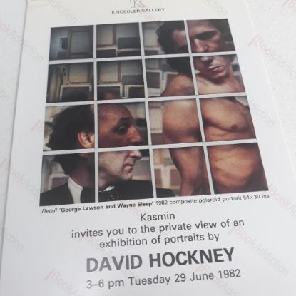 Picture of David Hockney - Invitation to a Private View of an Exhibition of Portraits by David Hockney