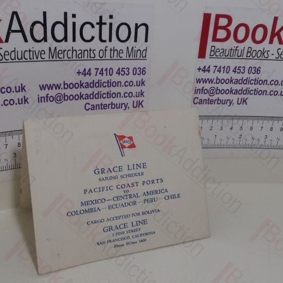 Picture of Grace Line (North Pacific Service) Schedule of Sailings, May 1936