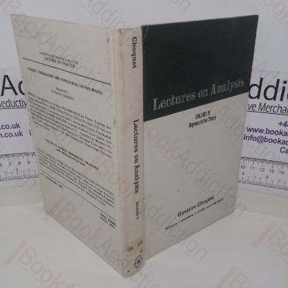 Picture of Lectures on Analysis: Volume II, Representation Theory