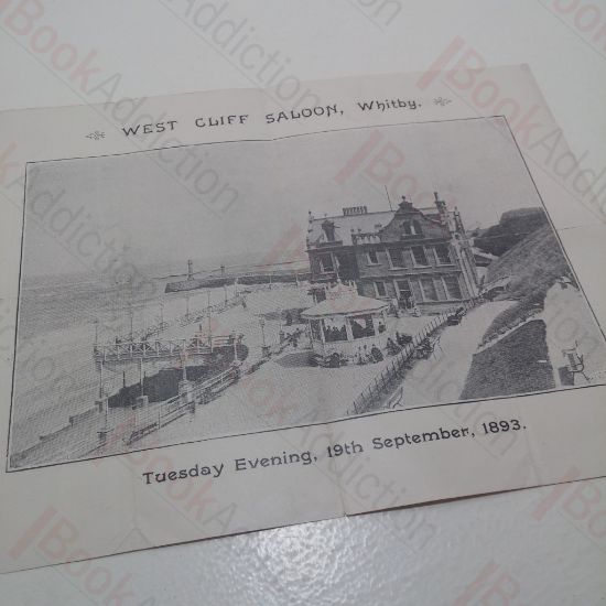 Picture of West Cliff Saloon, Whitby, Programme of Entertainment, September 1893
