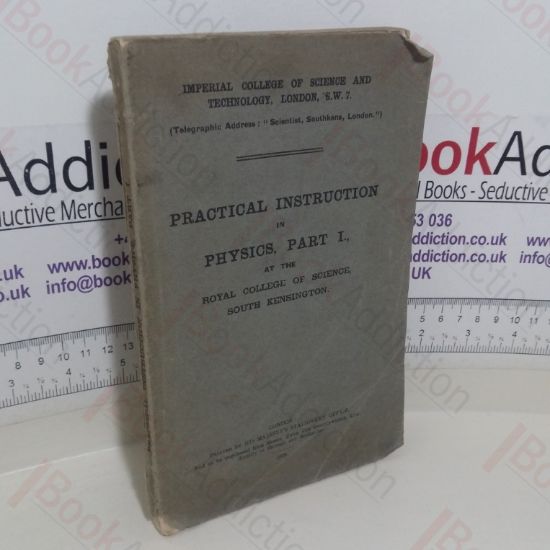 Picture of Practical Instruction in Physics, Part I, at the Royal College of Science, South Kensington