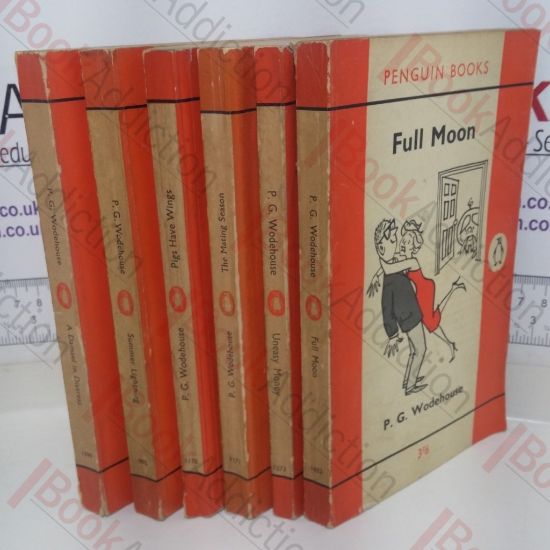 Picture of P G Wodehouse Penguin Orange Collection (6 volumes):  Full Moon, Uneasy Money, The Mating Season, Pigs Have Wings, Summer Lightening, A Damsel in Distress