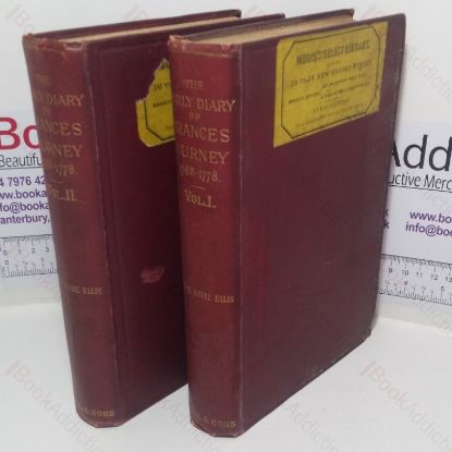 Picture of The Early Diary of Frances Burney, 1768-1778, with a Selection from Her Correspondence and from the Journals of Her Sisters Susan and Charlotte Burney (Volumes I & II)